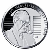 Deutschland - 20 EUR 150. Geburtstag P. Behrens 2018 - Silber Spiegelglanz