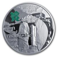 Grobritannien - 5 GBP Olympiade London 2012 Stonehenge - Silber