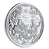 Kamerun - 500 Francs Imperialer Drachen 2018 - 1 Oz Silber