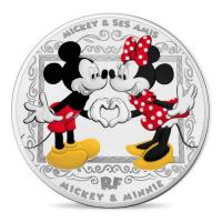 Frankreich - 10 EUR Disney Mickey und Minnie 2018 - Silber PP