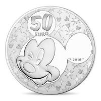 Frankreich - 50 EUR Disney Mickey und Freunde 2018 - 5 Oz Silber PP