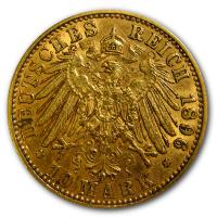 Deutsches Kaiserreich - 10 Mark Albert Sachsen - 3,58g Gold