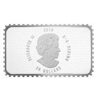 Kanada - 20 CAD Briefmarken: Ankunft von Cartier 1535 Quebec 2018 - 1 Oz Silber