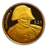 Liberia - 25 Dollar Napoleon I. 2000 - Gold PP