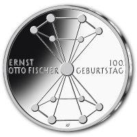 Deutschland - 20 EUR 100. Geburtstag Otto Fischer 2018 - Silber Spiegelglanz