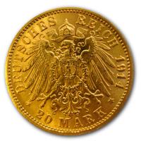 Deutsches Kaiserreich - 20 Mark Friedrich II Baden - 7,16g Gold