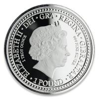 Gibraltar - 1 GBP Royal Arms of England 2018 - 1 Oz Silber