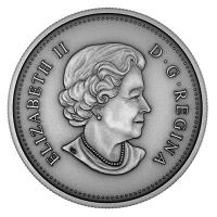 Kanada - 25 CAD Knigin Elizabeth: 3. Ausgabe 2018 - 1 Oz Silber