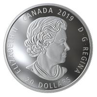 Kanada - 20 CAD Weikopfseeadler 2019 - 1 Oz Silber Glow-in-the-Dark