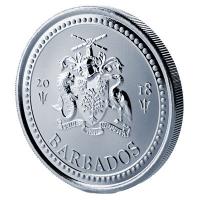 Barbados - 1 Dollar Trident Dreizack 2018 - 1 Oz Silber