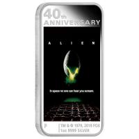 Tuvalu - 1 TVD 40 Jahre Alien 2019 - 1 Oz Silber