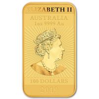 Australien - 100 AUD Drachen Barren 2019 - 1 Oz Gold
