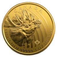 Kanada - 200 CAD Ruf der Wildniss Elch 2019 - 1 Oz Gold