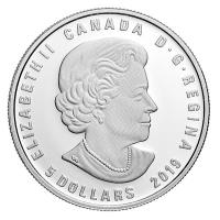 Kanada - 5 CAD Geburtssteine: Fisch 2019 - Silber PP