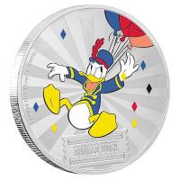 Niue - 2 NZD Disney Donald Duck Carnival Karneval 2019 - 1 Oz Silber
