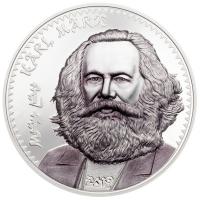 Mongolei - Karl Marx 2019 - 1 Oz Silber PP