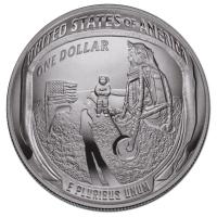 USA - 1 USD 50 Jahre Mondlandung 2019 - Silber PP