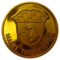 Markt Thierhaupten - Kloster Thierhaupten 1991 - 25,8g Goldmedaille
