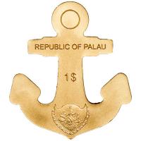 Palau - 1 USD Anker aus Gold (Golden Anchor) - Goldmnze