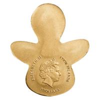 Cook Island - 5 CID Schnuller - 0,5g Gold