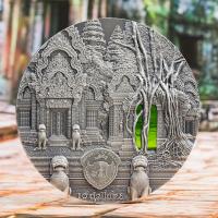Palau - 10 USD Tiffany Art Khmer 2019 - 2 Oz Silber