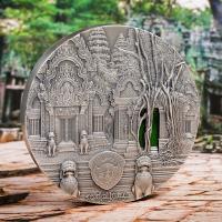 Palau - 50 USD Tiffany Art Angkor 2019 - 1 KG Silber