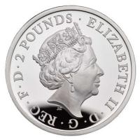 Großbritannien - 2 GBP Britannia 2019 - 1 Oz Silber PP