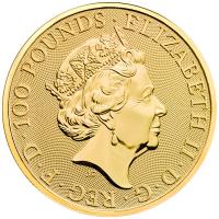Grobritannien - 100 GBP Queens Beasts Yale of Beaufort 2019 - 1 Oz Gold