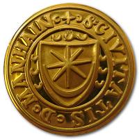 Goldmedaille - Monheim 650 Jahre Stadt 1340 bis 1990 - Gold PP