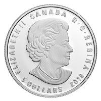 Kanada - 5 CAD Geburtssteine: Widder (Aries) 2019 - Silber PP