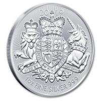 Grobritannien - 2 GBP Royal Arms 2019 - 1 Oz Silber