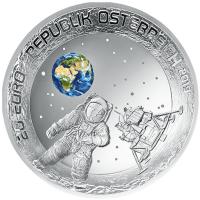 sterreich - 20 Euro 50 Jahre Mondlandung 2019 - Silbermnze PP