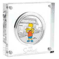 Tuvalu - 1 TVD The Simpsons Bart 2019 - 1 Oz Silber PP