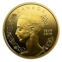 Kanada - 10 CAD 200. Geburtstag Knigin Victoria 2019 - 1/4 Oz Gold PP