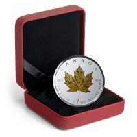 Kanada - 50 CAD 40 Jahre Maple Leaf 2019 - 3 Oz Silber Gilded