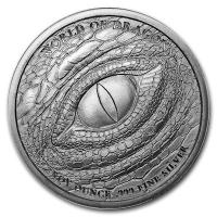 USA - World of Dragons The Welsh Drache - 1 Oz Silber