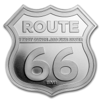 USA - Route 66 Kansas Rainbow Bridge - 1 Oz Silber