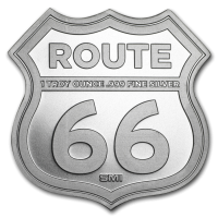 USA - Route 66 Oklahoma Round Barn - 1 Oz Silber