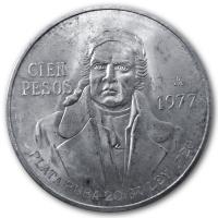 Mexiko - 10 Pesos 1977 - 20g Silber