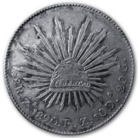 Mexiko - 8 Reales 1824 bis 1897 - Silbermnze