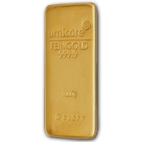 Goldbarren Umicore / Heraeus / Degussa 1000g Gold
