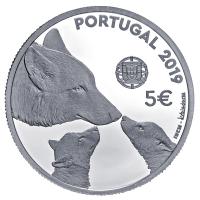 Portugal - 5 Euro Iberischer Wolf 2019 - Silbermnze PP
