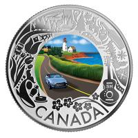 Kanada - 3 CAD Kanadaserie: Fahrt an der Kste - Silber Proof