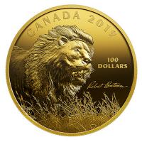 Kanada - 100 CAD Lwe 2019 - 10 Oz Silber 