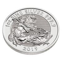 Großbritannien - 2 GBP St. Georg der Drachentöter (Valiant) 2019 - 1 Oz Silber