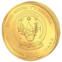 Ruanda - 100 RWF Nautische Unze Victoria 2019 - 1 Oz Gold