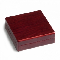 Münzetui aus edlem Holz bis 60mm Rückseite
