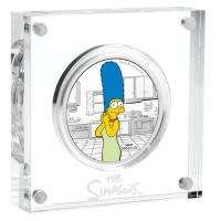 Tuvalu - 1 TVD The Simpsons Marge 2019 - 1 Oz Silber PP