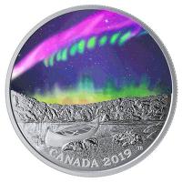 Kanada - 20 CAD Sky Wonder: Leuchtphnomen Steve 2019 - 1 Oz Silber
