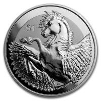 British Virgin Islands - 1 Dollar Pegasus 2019 - 1 Oz Silber